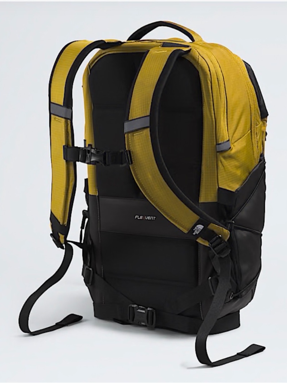 The North Face Borealis Backpack Organization Travel Hiking School Green Black - Picture 2 of 12